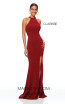 Clarisse 3830 Wine Front Prom Dress