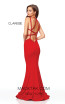 Clarisse 3839 Red Back Prom Dress