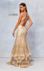 Clarisse 3862 Gold Back Prom Dress