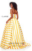 Clarisse 3875 Daffodil Back Prom Dress