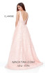 Clarisse 3876 Blush Pink Back Prom Dress
