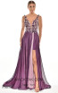 Claudine Plum Front Dress