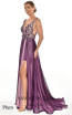 Claudine Plum Side Dress