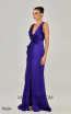Clotilde Purple Side Dress