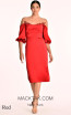 Constance Red Front Dress