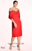 Constance Red Satin Dress