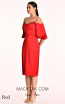 Constance Red Short Sleeve Dress