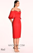 Constance Red Side Dress