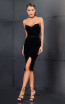 Cristallini SKA462 Black Front Dress