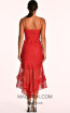 Danielle Red Back Dress