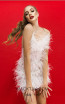 Dovita Bridal Negroni White Detail Dress