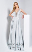 Dressing Room 1330 Silver Front Evening Dress