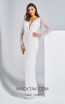 Dressing Room 5005 white Front Evening Dress