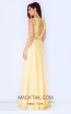 Dynasty 1012656 Back Mellow Yellow Dress