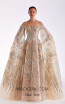 Edward Arsouni SS0462 Gold Champagne Front Dress