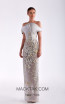 Edward Arsouni SS0467 Silver Front Dress