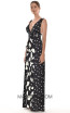 Eglantine Black White Side Dress