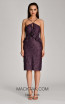 Elaina Purple Front Dress