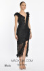 Elayne Black Side Dress