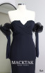 Elize Black Decollete Dress