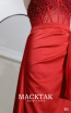Estelle Red Satin Dress