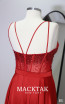 Estelle Red Sleeveless Dress