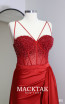 Estelle Red Backless Dress