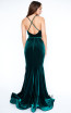 Evaje 10005 Green Nude Back Dress