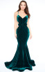 Evaje 10005 Green Nude Front Dress