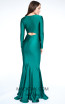 Evaje 10010 Emerald Back Dress