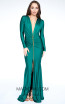 Evaje 10010 Emerald Front Dress