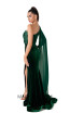 Evaje 10043 Emerald Back Dress