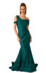 Evaje 10048 Emerald Front Dress
