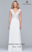 Faviana S10178 Ivory Front Prom Dress