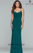 Faviana S10268 Forest Green Front Prom Dress