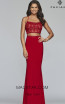 Faviana S10272 Red Front Prom Dress