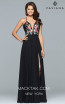Faviana 10000 Black Front Prom Dress