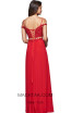 Faviana 10045 Red Back Evening Dress