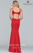 Faviana 10071 Red Back Prom Dress
