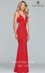 Faviana 10071 Red Front Prom Dress