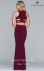 Faviana 10206 Bordeaux Back Prom Dress