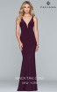 Faviana 10223 Plum Front Prom Dress