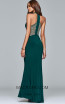 Faviana 7919 Hunter Green Back Evening Dress