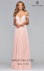 Faviana 8088 Dusty Pink Front Prom Dress