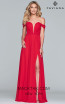 Faviana 8088 Red Front Prom Dress