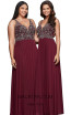 Faviana 9424 Chianti Front Evening Dress