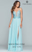 Faviana S10228 Sea Glass Front Prom Dress