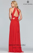 Faviana S10235 Red Back Prom Dress