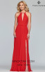 Faviana S10235 Red Front Prom Dress