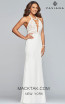 Faviana S10296 Ivory Front Prom Dress